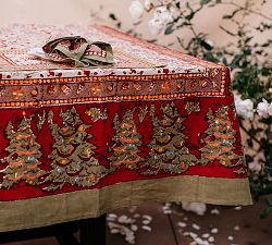 Noel Handmade Cotton Table Throw