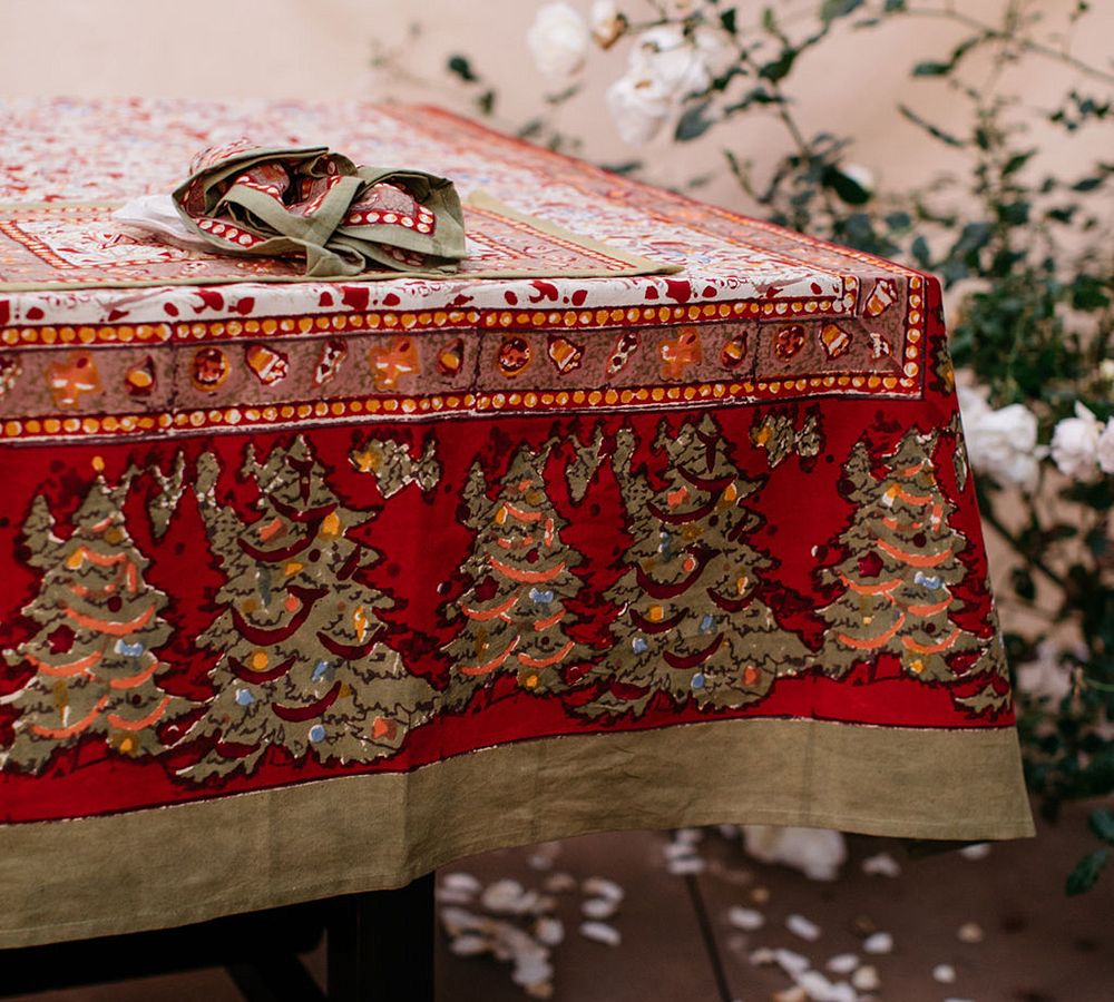Noel Handmade Cotton Table Throw
