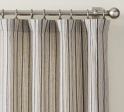 Ticking Striped Printed Curtain