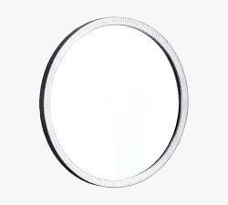 Christin Hammered Round Mirror