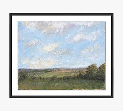 Mid Summer's Day By Aileen Fitzgerald with Maple Frame
