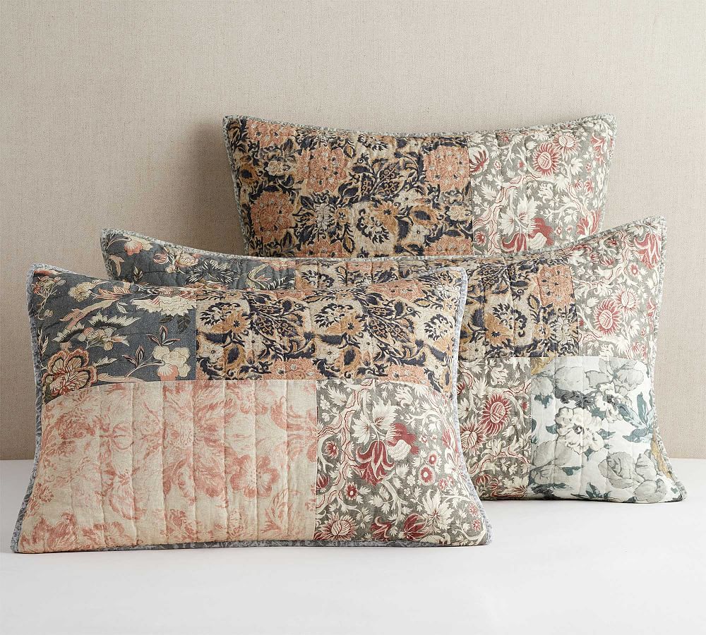 Rosalyn Patchwork Quilted Cotton Sham