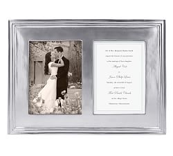 Classic Metal Double Picture Frame -  5&quot; x 7&quot;