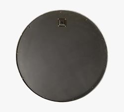 Christin Hammered Round Mirror