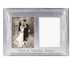 Classic Metal Double Picture Frame -  5&quot; x 7&quot;