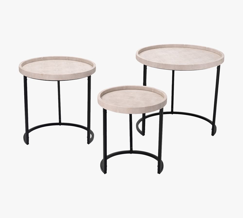 Nina Round Accent Tables - Set of 3 (16&quot;-23.5&quot;)