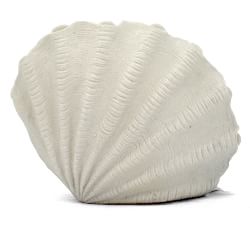 Decorative Lit Frosted Glass Sea Scallop