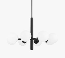 Jorson Glass Globe Chandelier (28&quot;-36&quot;)