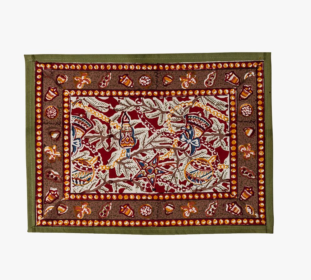 Noel Handmade Cotton Placemats - Set of 6