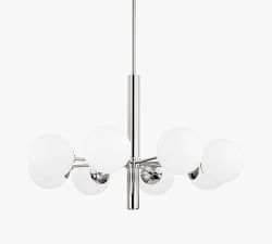 Jorson Glass Globe Chandelier (28&quot;-36&quot;)