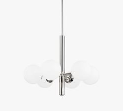 Jorson Glass Globe Chandelier (28&quot;-36&quot;)