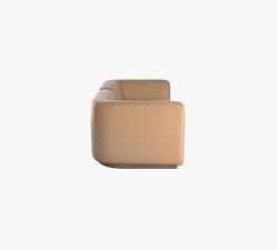 Mila Leather Square Arm Modular Sofa