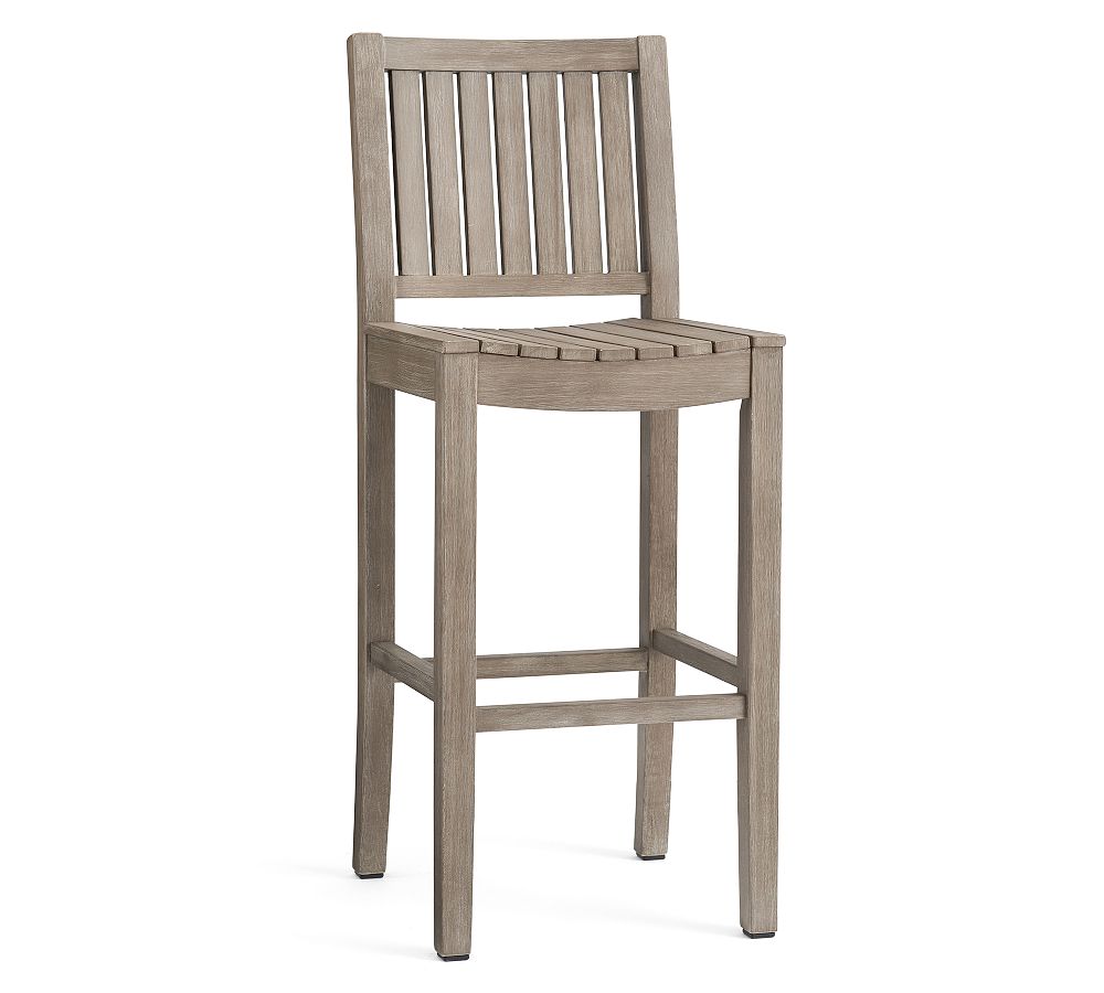 OPEN BOX: Abbott Bar Stool, Gray Wash