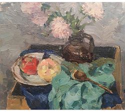 Yiaya's Kitchen Unframed Canvas