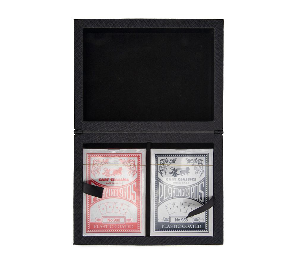 Channing Vegan Leather Poker Card Set