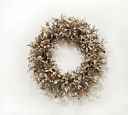 Handcrafted Faux Mistletoe Wreath