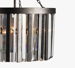 Catri Iron &amp; Glass Chandelier (18&quot;)