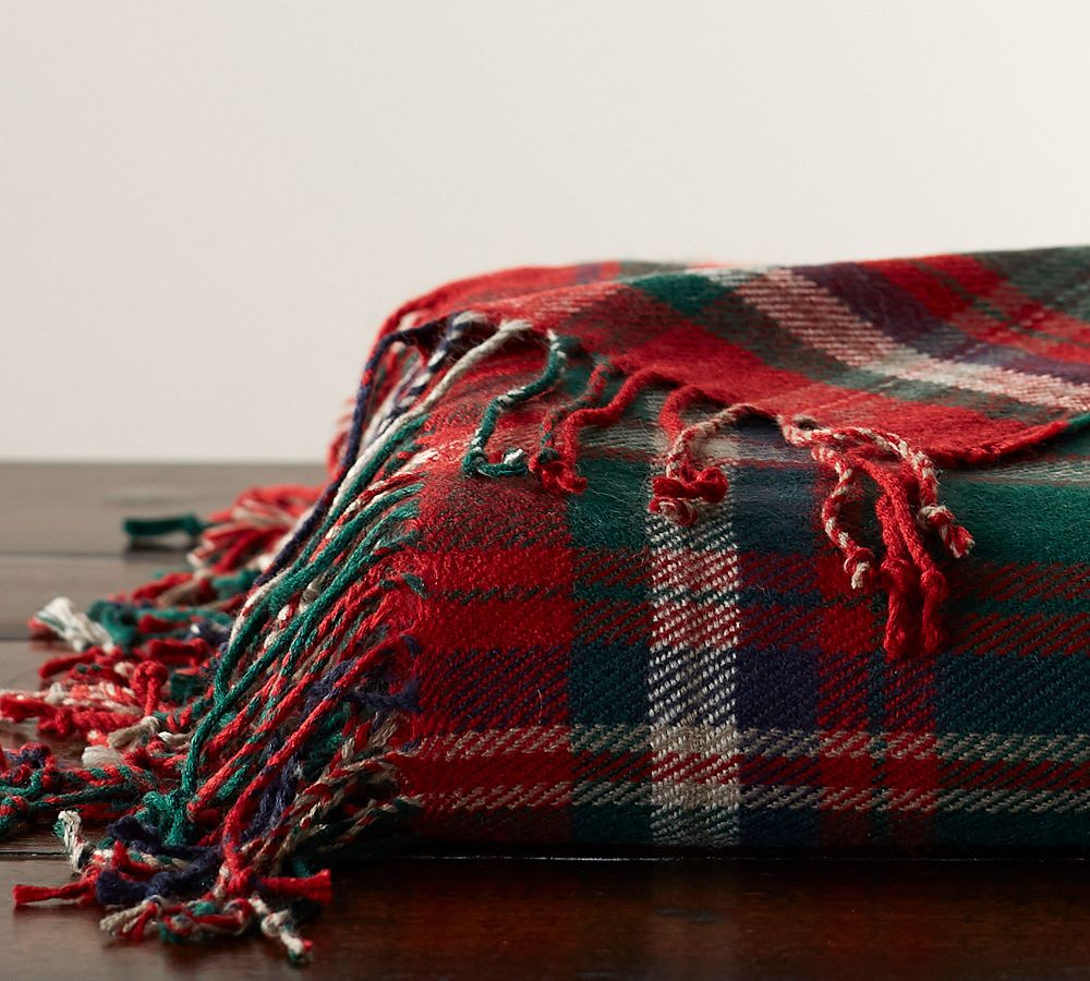 Lynbrook Plaid Throw