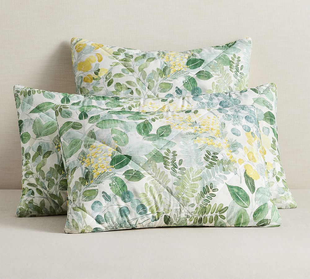 Botanical Percale Comforter Sham