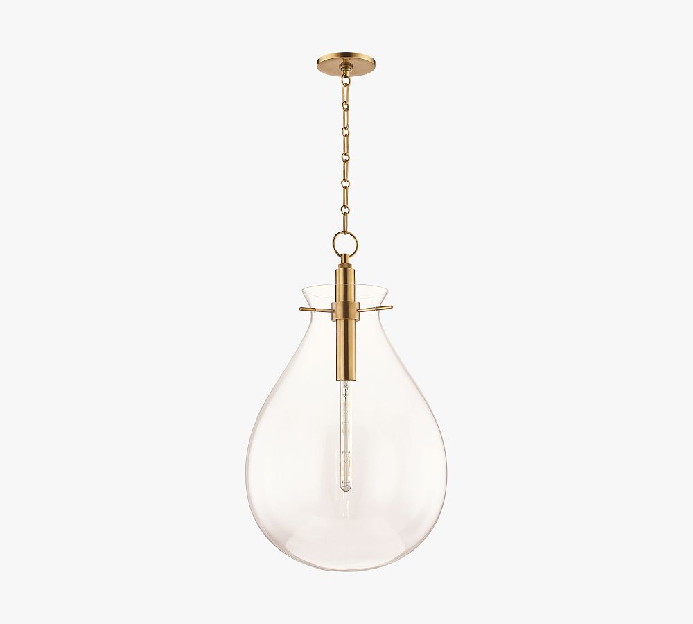 Mayla LED Glass Pendant (8&quot;-18&quot;)