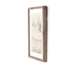 In The Country I By Shaina Page with Rustic Walnut Frame