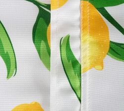 Lemon Outdoor Round Tablecloth