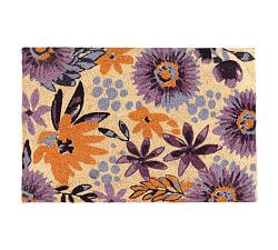 Handwoven Whimsy Bloom Doormat