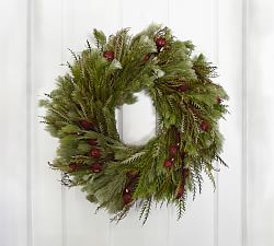 Fresh Grevillea &amp; Hibiscus Wreath - 20&quot;