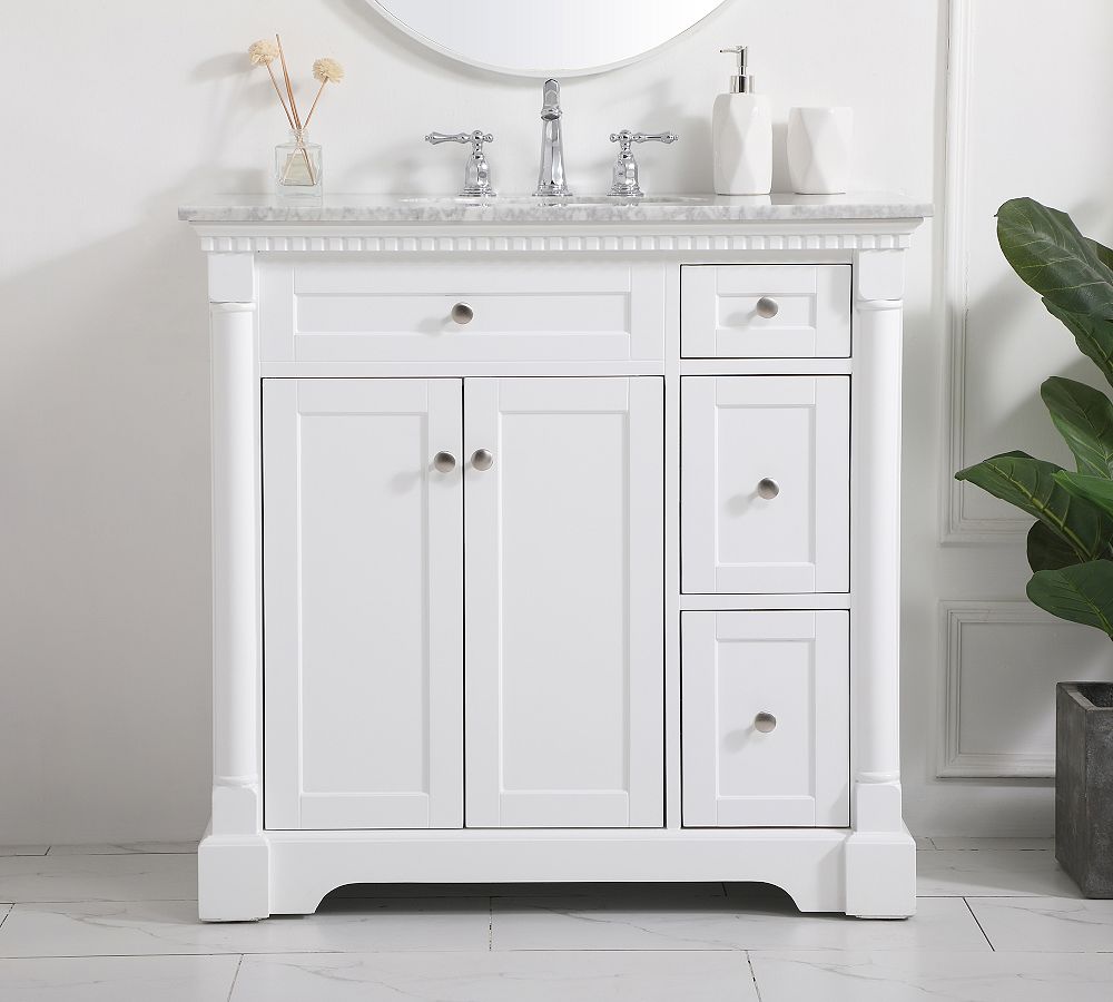 Lorenz 36-42&quot; Single Sink Vanity