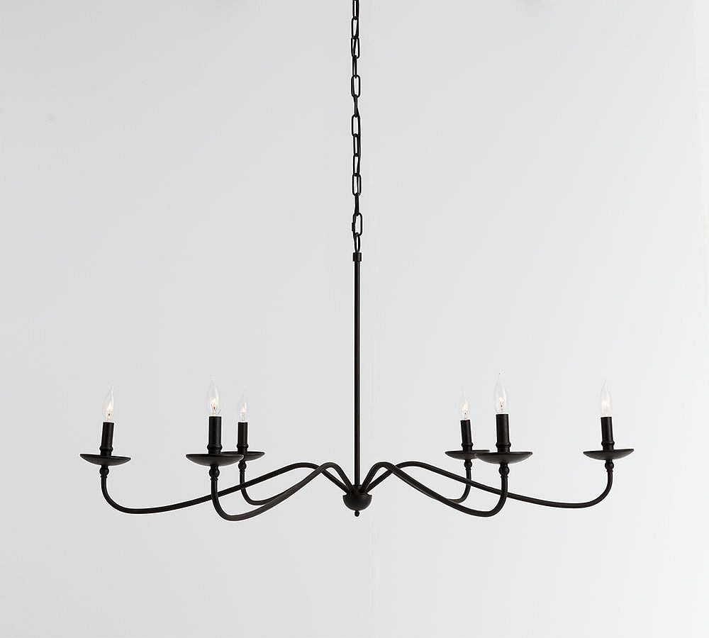 Open Box: Lucca Chandelier - Bronze, 49.57&quot; Diameter