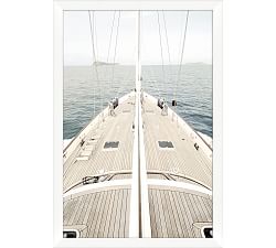 Sailing North Framed Print