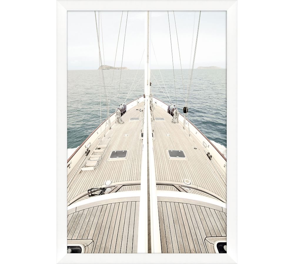 Sailing North Framed Print