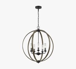 Carthart Iron Outdoor Chandelier (24&quot;)
