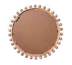 Encinitas Wooden Round Wall Mirror