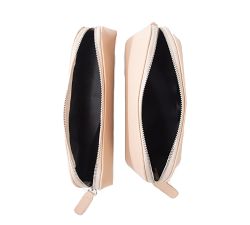 Evie Vegan Leather Cosmetic &amp; Brush Case