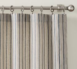 Ticking Striped Printed Curtain