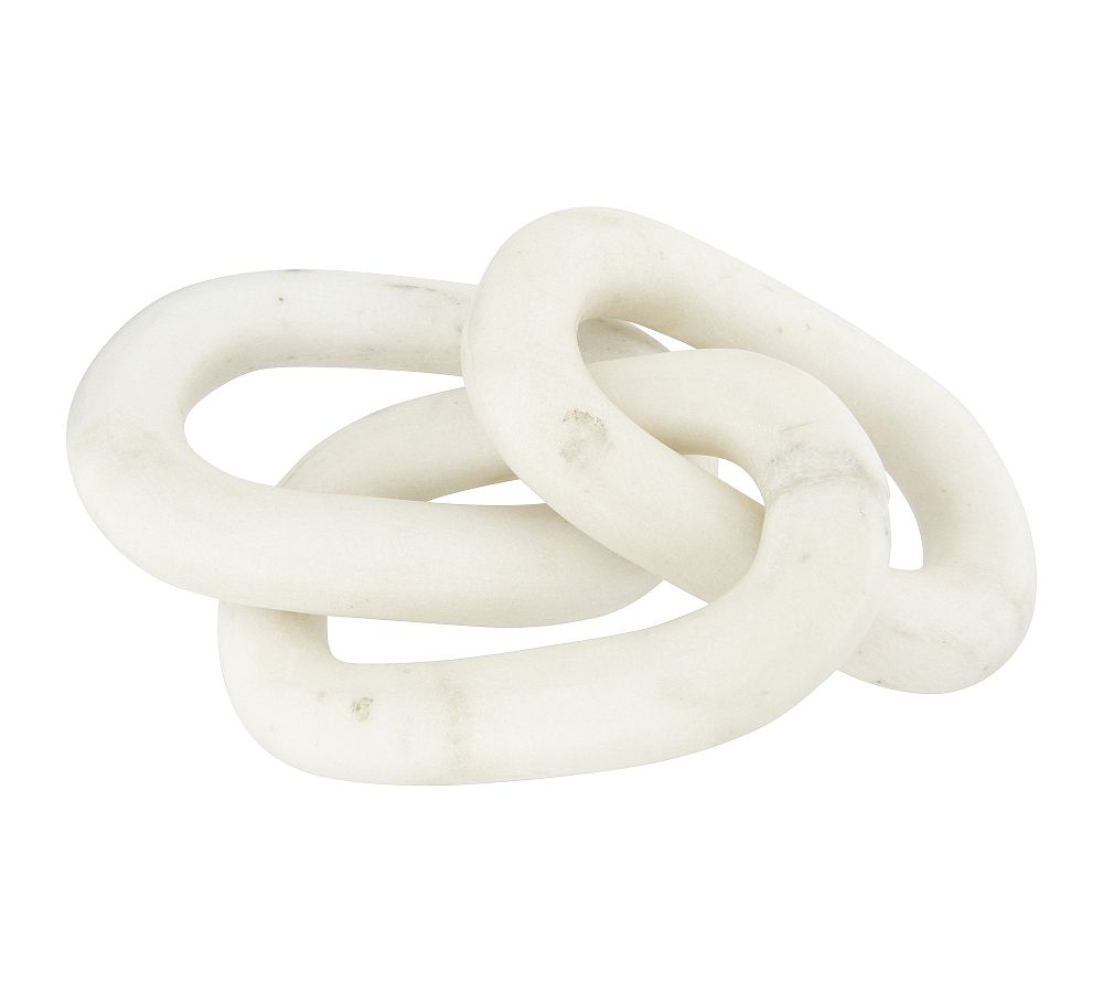 Decorative Marble Chain Link Figurine