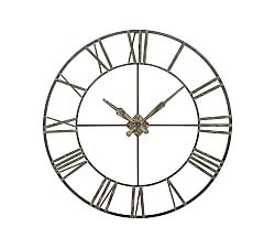 Oversized Galvanized Wall Clock