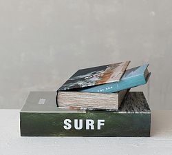 Beach Themed Book Storage Boxes, Set of 3