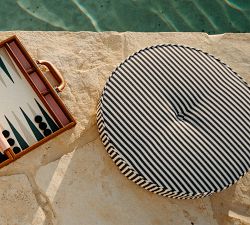 St. Tropez Striped Outdoor Floor Pillow