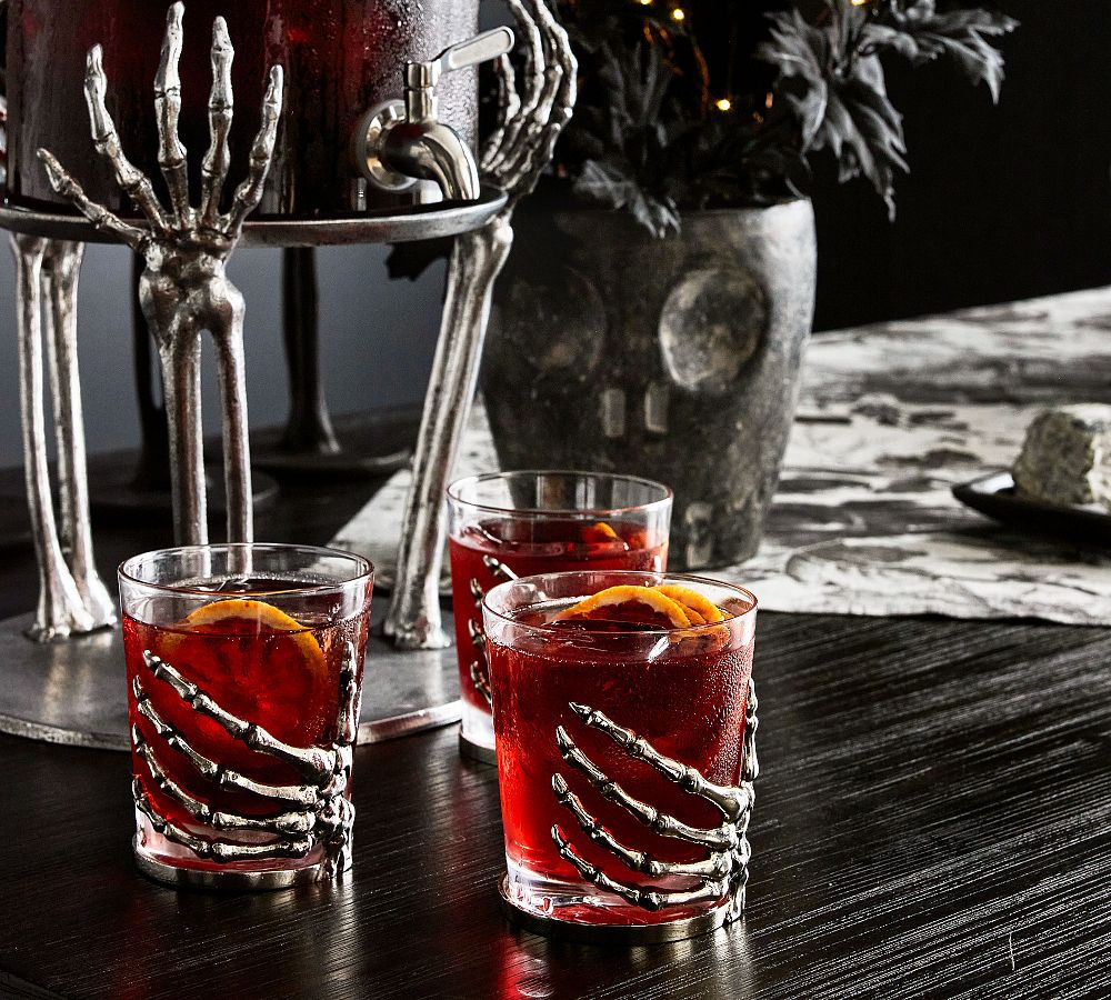 Skeleton Double Old Fashioned Glass