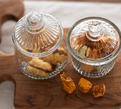 Glass Bistro Mini Jug, Candy and Biscuit Jar Set