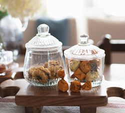 Glass Bistro Mini Jug, Candy and Biscuit Jar Set