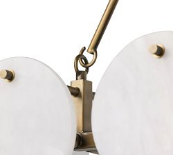 Kaylen Alabaster Linear Chandelier (55.5&quot;)