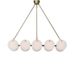 Kaylen Alabaster Linear Chandelier (55.5&quot;)