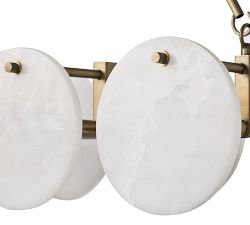 Kaylen Alabaster Linear Chandelier (55.5&quot;)