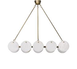 Kaylen Alabaster Linear Chandelier (55.5&quot;)