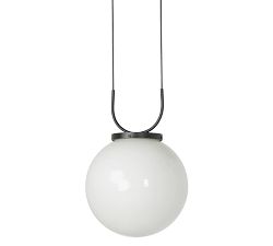 Kensley Milk Glass Round Pendant (16&quot;)