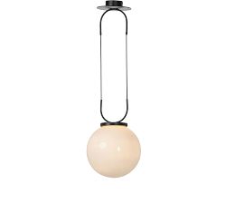 Kensley Milk Glass Round Pendant (16&quot;)