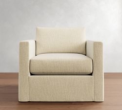 Carmel Slim Arm Slipcovered Chair